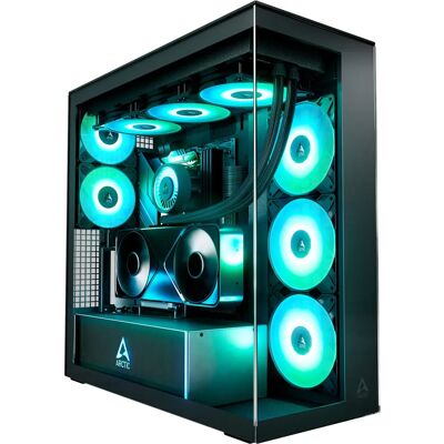 ARCTIC - Xtender VG Clear Glass Black - E-ATX - PC-Gehäuse ARCTIC - Xtender VG Clear Glass Black - E-ATX - PC-Gehäuse