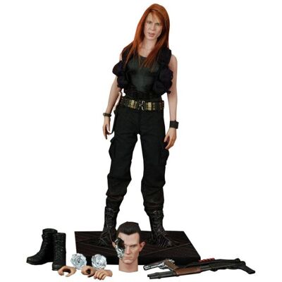 Hot Toys MMS125 Terminator 2 T1000 Sarah Connor Disguise Collectible Figure Hot Toys MMS125 Terminator 2 T1000 Sarah Connor Disguise Collectible Figure
