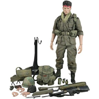 Hot Toys Chris Taylor Platoon Collectible Figure - 30 CM Multicolour Hot Toys Chris Taylor Platoon Collectible Figure - 30 CM Multicolour
