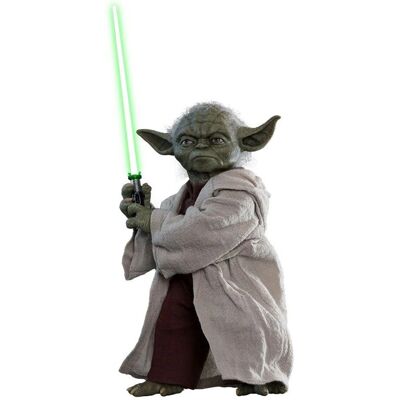 Hot Toys Yoda MMS495 - Star Wars Attack Of The Clones - 1/6 Scale Collectible Hot Toys Yoda MMS495 - Star Wars Attack Of The Clones - 1/6 Scale Collectible