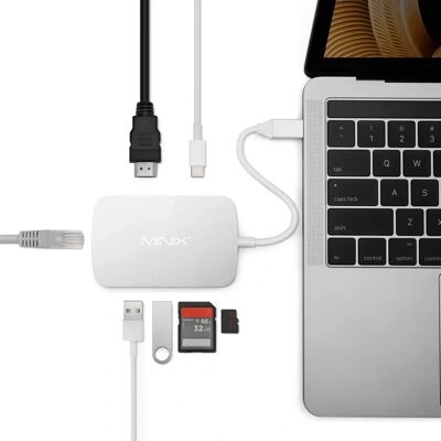 MINIX Neo C Plus Dockingstation - 9 Anschlüsse, Dual 4K HDMI, Ethernet MINIX Neo C Plus Dockingstation - 9 Anschlüsse, Dual 4K HDMI, Ethernet