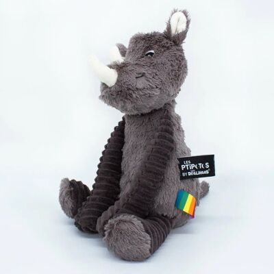 Grosbisou Rinoceronte Peluche di Les Déglingos Grosbisou Rinoceronte Peluche di Les Déglingos