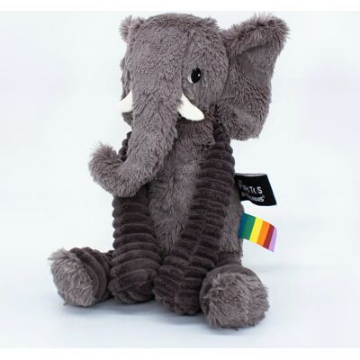 Les Déglingos Dimoitou the Elephant - Dark Grey Plush Toy Les Déglingos Dimoitou the Elephant - Dark Grey Plush Toy