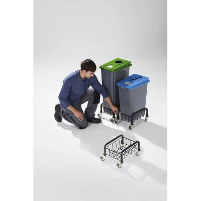 Kaiserkraft Cubo resistente 40L - Recipiente de basura Kaiserkraft Cubo resistente 40L - Recipiente de basura