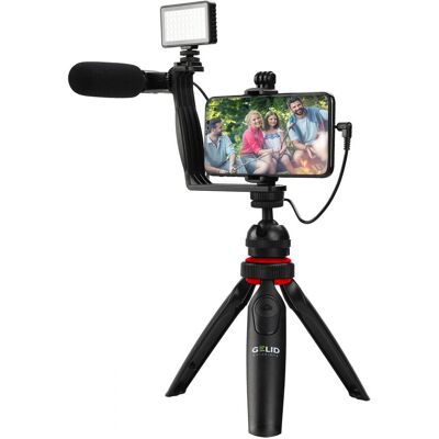 Gelid Solutions ST-ONA-01 Stativ - Smartphone/Aktionskamera Streaming-Kit Gelid Solutions ST-ONA-01 Stativ - Smartphone/Aktionskamera Streaming-Kit