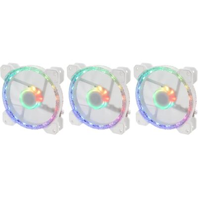 Ventilateur de Boîtier Stella Daisy Chain Gelid Solutions - 12 cm Blanc - Ventilateur PC - Publicité Ventilateur de Boîtier Stella Daisy Chain Gelid Solutions - 12 cm Blanc - Ventilateur PC - Publicité
