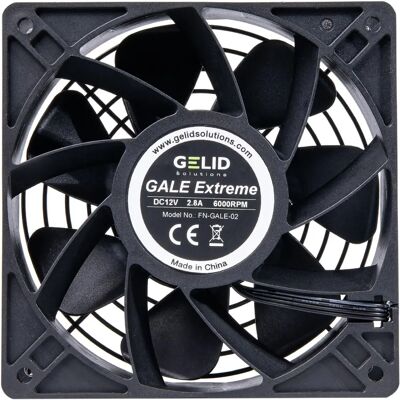Ventilateur Gelid Gale Extreme 120mm - Refroidisseur fiable pour jeux Ventilateur Gelid Gale Extreme 120mm - Refroidisseur fiable pour jeux