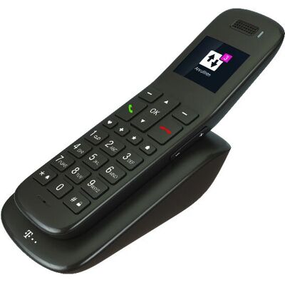 Telefono DECT Speedphone 32 di Telekom - Identificativo chiamate - Nero Telefono DECT Speedphone 32 di Telekom - Identificativo chiamate - Nero