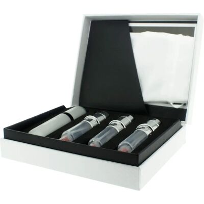 Travalo Classic HD Silver Gift Set 3 x 5ml - Perfume Dispenser Travalo Classic HD Silver Gift Set 3 x 5ml - Perfume Dispenser