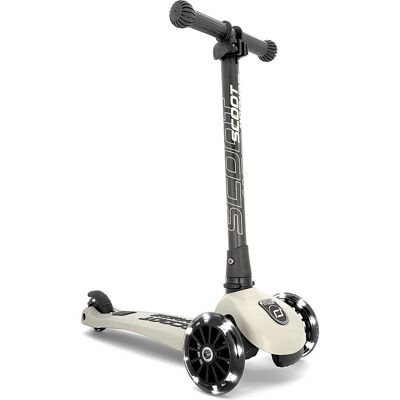 Scoot & Ride Highwaykick 3 LED Kinderscooter - ash Scoot & Ride Highwaykick 3 LED Kinderscooter - ash