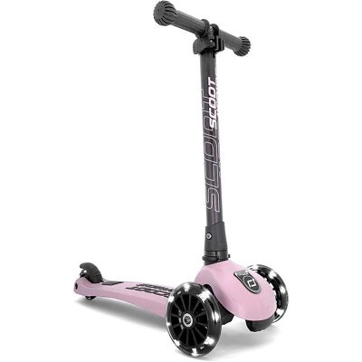 Scoot & Ride Highwaykick 3 LED Patinete para niños - Rosa - Características de seguridad Scoot & Ride Highwaykick 3 LED Patinete para niños - Rosa - Características de seguridad