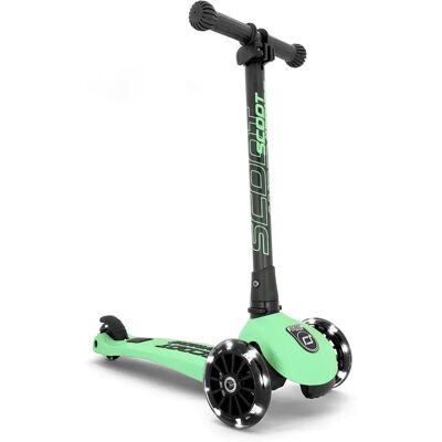 Trottinette Scoot and Ride Highwaykick 3 LED Kiwi - Pliable, Réglable, Roues Lumineuses - Publicité Trottinette Scoot and Ride Highwaykick 3 LED Kiwi - Pliable, Réglable, Roues Lumineuses - Publicité