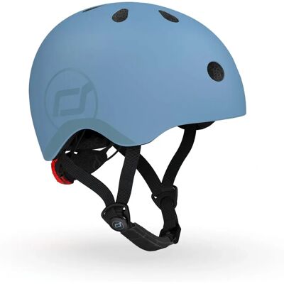 Capacete de aço Scoot and Ride S/M - Equipamento seguro para crianças Capacete de aço Scoot and Ride S/M - Equipamento seguro para crianças