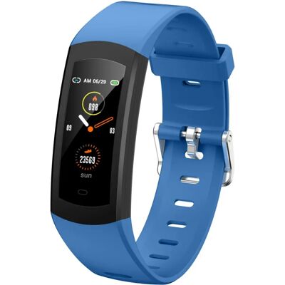Opaska aktywności Novasmart - Niebieska - Wodoodporna - Wyświetlacz 0,96" - Urządzenie fitness Opaska aktywności Novasmart - Niebieska - Wodoodporna - Wyświetlacz 0,96" - Urządzenie fitness