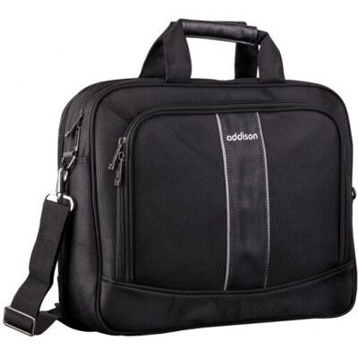 Addison 309015 Sac pour ordinateur portable - 15.6" - Noir - Publicité Addison 309015 Sac pour ordinateur portable - 15.6" - Noir - Publicité