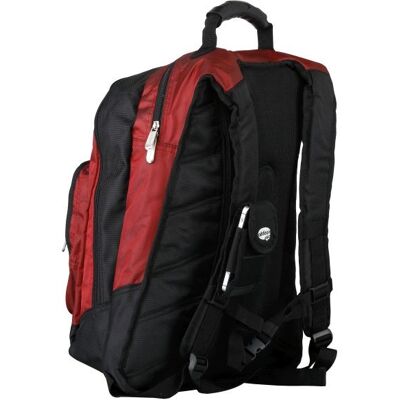 Addison 311015 Sac à Dos Ordinateur - Imperméable, 15,6", Noir, Bourgogne - Publicité Addison 311015 Sac à Dos Ordinateur - Imperméable, 15,6", Noir, Bourgogne - Publicité