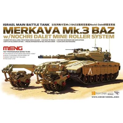 Meng Israel Merkava Mk.3 BAZ Kit Modèle Militaire - Échelle 1/35 - Publicité Meng Israel Merkava Mk.3 BAZ Kit Modèle Militaire - Échelle 1/35 - Publicité