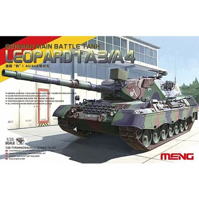 Kit Maquette Militaire Leopard 1 A3/A4 - Échelle 1/35 - Publicité Kit Maquette Militaire Leopard 1 A3/A4 - Échelle 1/35 - Publicité