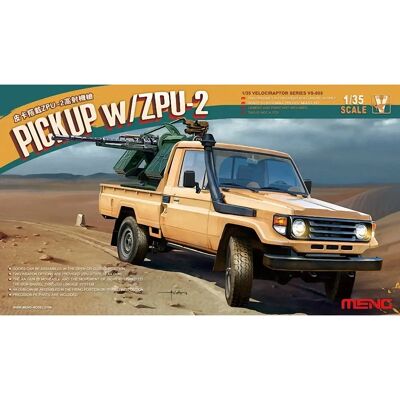 Kit Maquette Toyota Hilux Pick Up Truck Meng - Militaire 1:35 - Publicité Kit Maquette Toyota Hilux Pick Up Truck Meng - Militaire 1:35 - Publicité