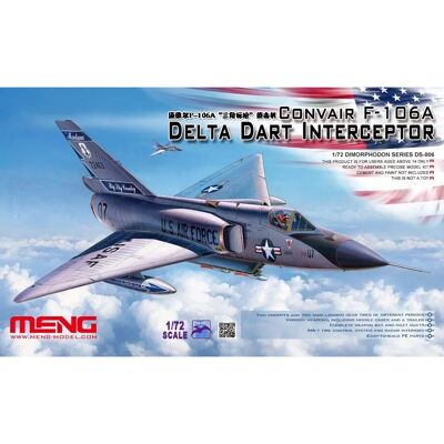 Meng F-106A Delta Dart Interceptor Schaal 1/72 - Plastic Model Meng F-106A Delta Dart Interceptor Schaal 1/72 - Plastic Model
