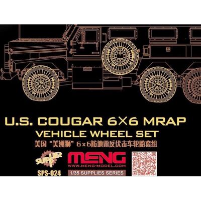 Meng US Cougar 6x6 MRAP Radset - Militärmodellset Meng US Cougar 6x6 MRAP Radset - Militärmodellset