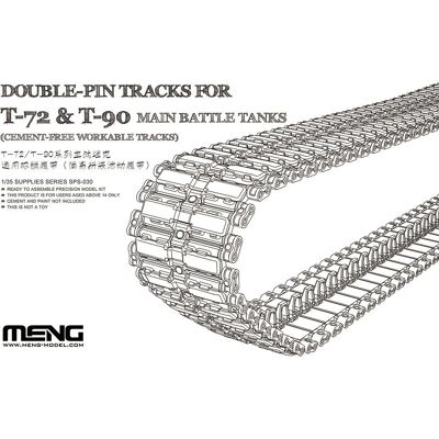 Meng-Model 1:35 Russische T-90A & T-72B3 Doppelstift Ketten - Militärfahrzeug Zubehör Meng-Model 1:35 Russische T-90A & T-72B3 Doppelstift Ketten - Militärfahrzeug Zubehör