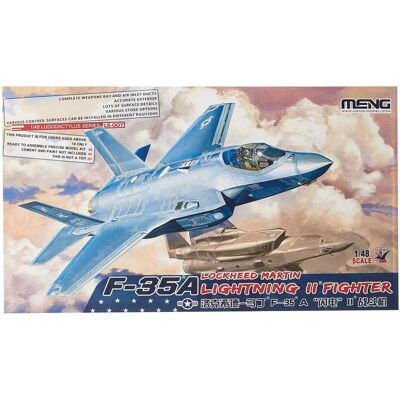 Meng Lockheed F-35A Lightning II 1/48 Maquette - Avion - Publicité Meng Lockheed F-35A Lightning II 1/48 Maquette - Avion - Publicité