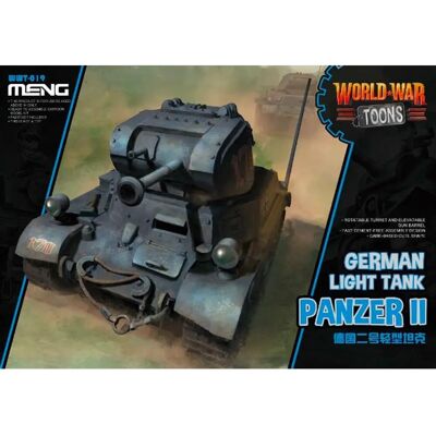 Meng Modellbausatz Deutscher leichter Panzer Panzer II - Militärfahrzeuge - WWT-019 Meng Modellbausatz Deutscher leichter Panzer Panzer II - Militärfahrzeuge - WWT-019