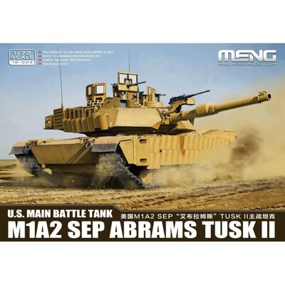 Kit modèle Meng M1A2 SEP Abrams TUSK II - Modèle militaire - Publicité Kit modèle Meng M1A2 SEP Abrams TUSK II - Modèle militaire - Publicité