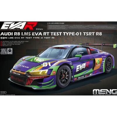 MENG MODEL: 1/24 Audi R8 LMS EVA RT TEST TYPE-01 - Kit maquette - Publicité MENG MODEL: 1/24 Audi R8 LMS EVA RT TEST TYPE-01 - Kit maquette - Publicité