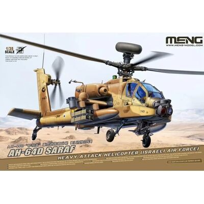 Meng QS-005 AH-64D Saraf Schwerer Angriff Helicopter Modellbausatz Meng QS-005 AH-64D Saraf Schwerer Angriff Helicopter Modellbausatz
