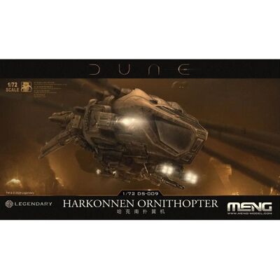 Meng Dune Harkonnen Ornithopter - Model w skali 1/72 - kultura popularna / Manga Meng Dune Harkonnen Ornithopter - Model w skali 1/72 - kultura popularna / Manga