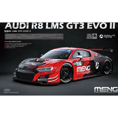 Meng Audi R8 LMS GT3 EVO II Modellauto - 1:24 - Modellbausatz Meng Audi R8 LMS GT3 EVO II Modellauto - 1:24 - Modellbausatz