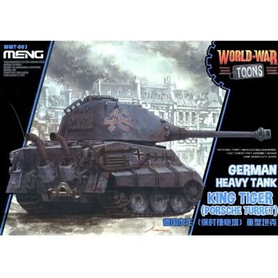Maquette Meng Roi Tigre Allemand WWII - Publicité Maquette Meng Roi Tigre Allemand WWII - Publicité