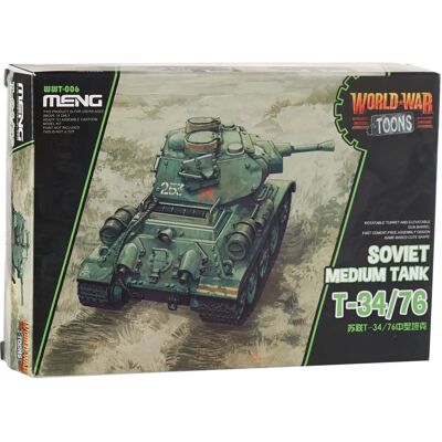 Meng T-34/76 Militärmodell - WWII - Plastikbausatz Meng T-34/76 Militärmodell - WWII - Plastikbausatz