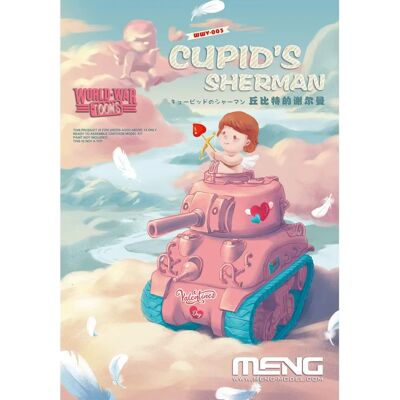 Meng Modellauto Cupid's Sherman - Cartoon Modell - WWV-003 Meng Modellauto Cupid's Sherman - Cartoon Modell - WWV-003