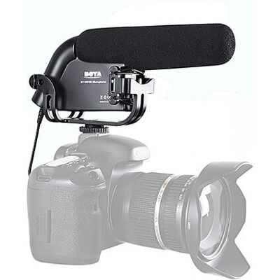 Micrófono para Cámara Digital Negro BOYA BY-VM190P - Micrófono Micrófono para Cámara Digital Negro BOYA BY-VM190P - Micrófono