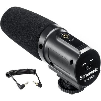 Saramonic Microphone SR-PMIC3 - Cardioid, Shockmount, Lightweight Saramonic Microphone SR-PMIC3 - Cardioid, Shockmount, Lightweight