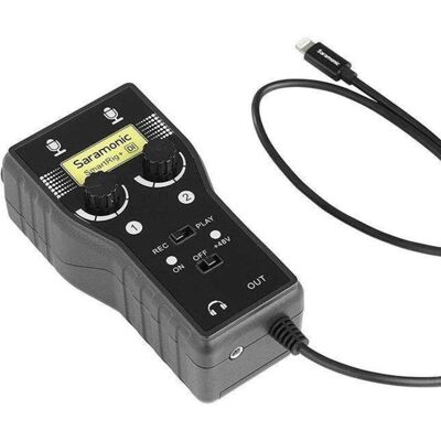 Interfejs audio Saramonic SmartRig+ DI Lightning dla iPhone/iPad Interfejs audio Saramonic SmartRig+ DI Lightning dla iPhone/iPad