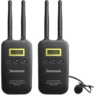 Saramonic VmicLink5 Système Sans Fil - 1TX+RX 5.8GHz - Publicité Saramonic VmicLink5 Système Sans Fil - 1TX+RX 5.8GHz - Publicité