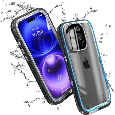 Catalyst iPhone 16 Pro Wasserdichte Schockhülle - Schwarz Catalyst iPhone 16 Pro Wasserdichte Schockhülle - Schwarz