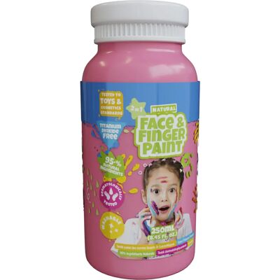 Boti - Natural Face & Fingerpaint 38589 - Roze - 250ml Boti - Natural Face & Fingerpaint 38589 - Roze - 250ml