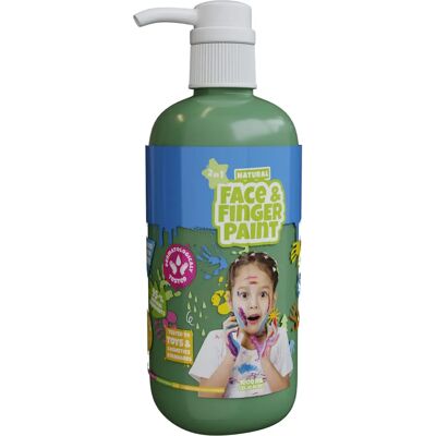 Boti - Natural Face & Fingerpaint 39107 - Groen - vingerverf Boti - Natural Face & Fingerpaint 39107 - Groen - vingerverf