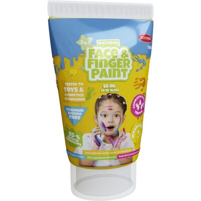 Boti - Natural Face & Finger Paint 39708 - Jaune - Finger Paint - Publicité Boti - Natural Face & Finger Paint 39708 - Jaune - Finger Paint - Publicité