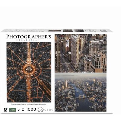 Carletto Deutschland GmbH Botschafter - Weltstädte 3x1000 - Puzzle Carletto Deutschland GmbH Botschafter - Weltstädte 3x1000 - Puzzle