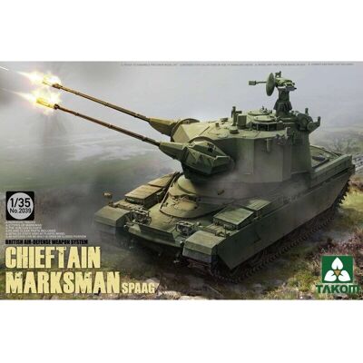 Takom Chieftain Marksman SPAAG - Maquette militaire 1:35 - Publicité Takom Chieftain Marksman SPAAG - Maquette militaire 1:35 - Publicité