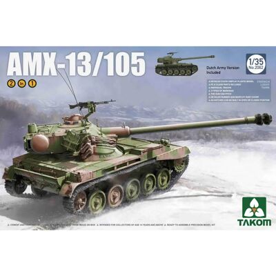 Kit Modèle AMX-13/105 Char Léger - 1:35 - 2 Versions - Publicité Kit Modèle AMX-13/105 Char Léger - 1:35 - 2 Versions - Publicité