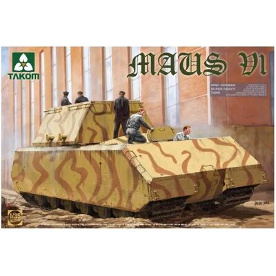 Takom Maus V-1 Zweiter Weltkrieg Deutscher Super Schwerer Panzer - Militärmodellbausatz Takom Maus V-1 Zweiter Weltkrieg Deutscher Super Schwerer Panzer - Militärmodellbausatz