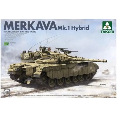 Kit Modèle Char de Combat Principal Israélien Merkava 1 Hybride - Publicité Kit Modèle Char de Combat Principal Israélien Merkava 1 Hybride - Publicité