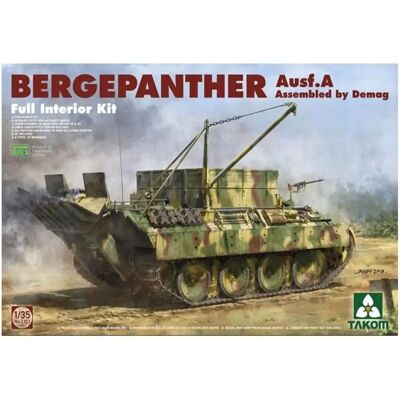 Takom - Bergepanther Ausf.A - Demag production - Interior complet - Model kit - Publicité Takom - Bergepanther Ausf.A - Demag production - Interior complet - Model kit - Publicité